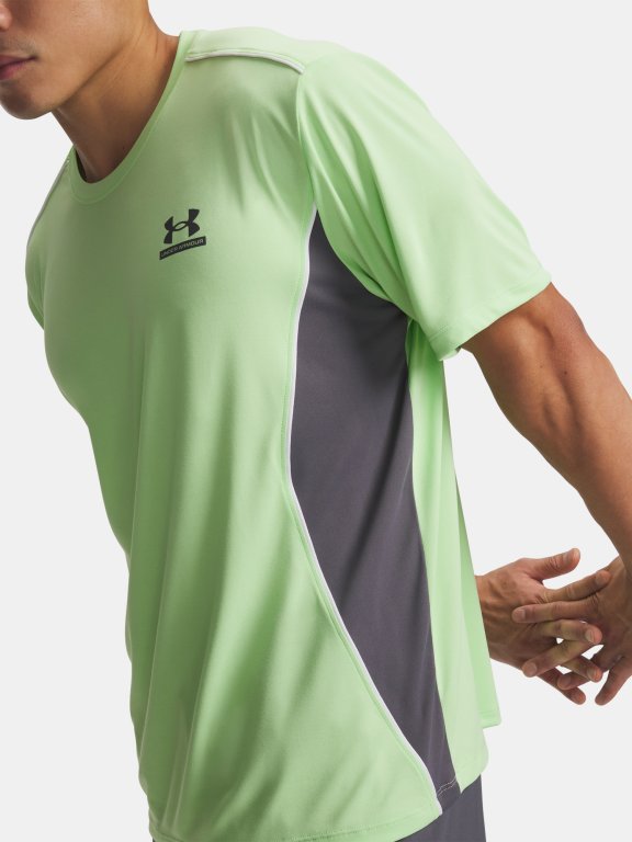 Футболка Under Armour Tech Sport з коротким рукавом чоловіча gray green