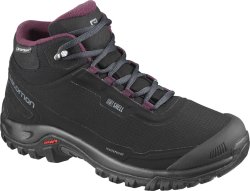 Взуття Salomon Shelter CS WP W - чорний/винний