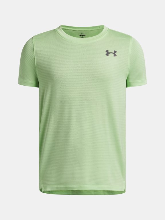 Футболка Under Armour Tech Vent Jcqrd SS Jr gray green