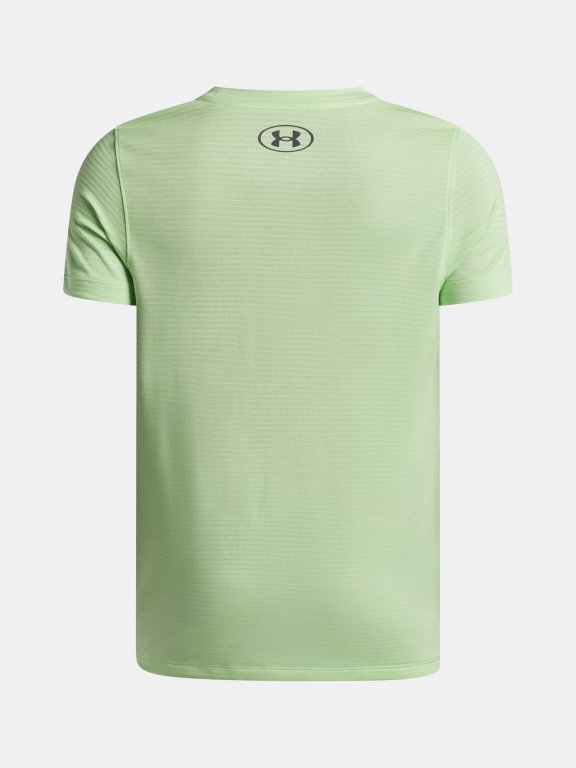 Футболка Under Armour Tech Vent Jcqrd SS Jr gray green