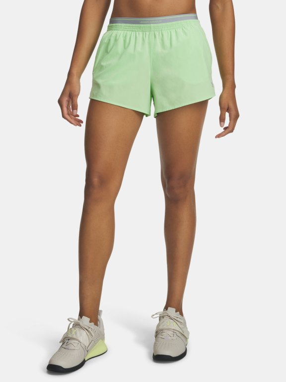 Шорти Under Armour Vanish Woven 3in Шорти жіночі gray green