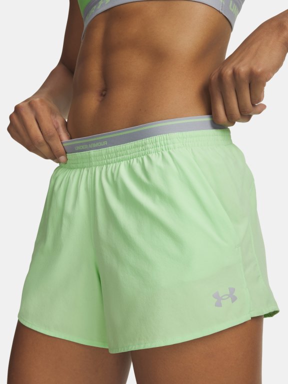 Шорти Under Armour Vanish Woven 3in Шорти жіночі gray green