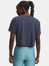 Triko Under Armour Tech Branded Crop SS Wmn Grey