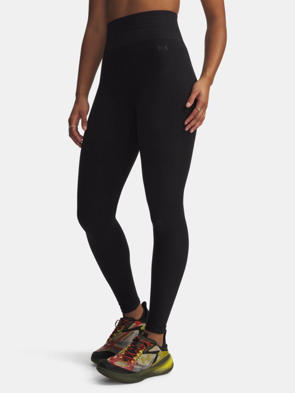 Безшовні бавовняні легінси Under Armour Wmn black