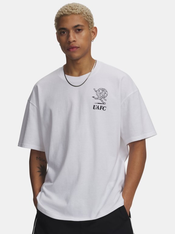 Футболка Under Armour Gfb Earth Hwt SS Man white