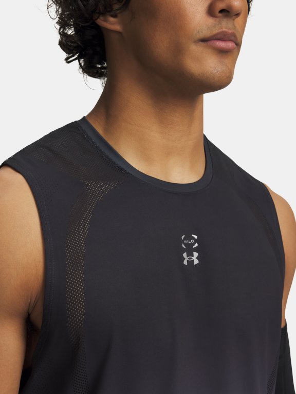 Under Armour Halo Run Tank Man green/grey
