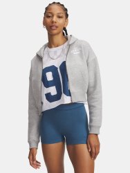 Толстовка Under Armour Icon Fleece Nov FZ Wmn green/grey