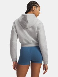 Толстовка Under Armour Icon Fleece Nov FZ Wmn green/grey