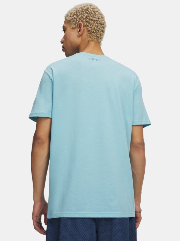 Футболка Under Armour Oval Wm SS Man Blue