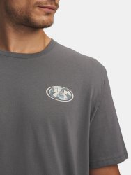 Футболка Under Armour Mountain Photoreal SS Man gray green
