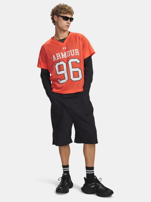 Kraťasy Under Armour Hoops Woven Short Man Black
