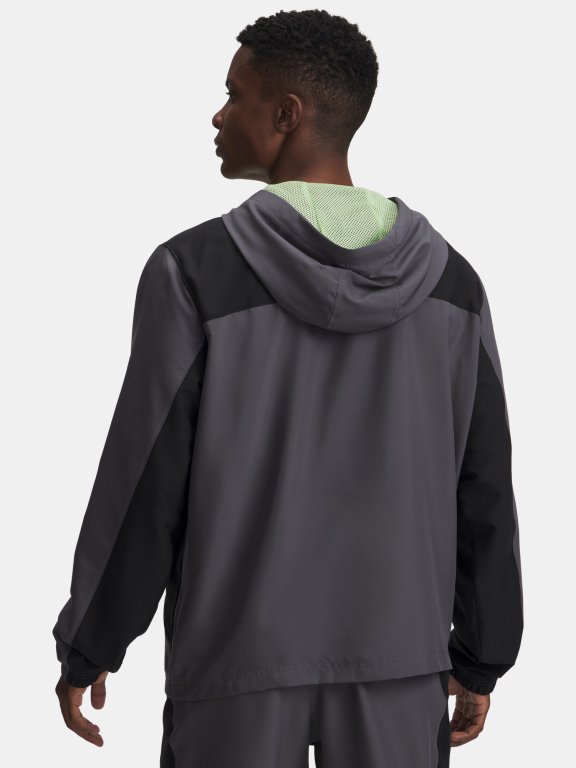 Куртка Under Armour Tech Sport Woven Jkt Чоловіча зелено-сіра