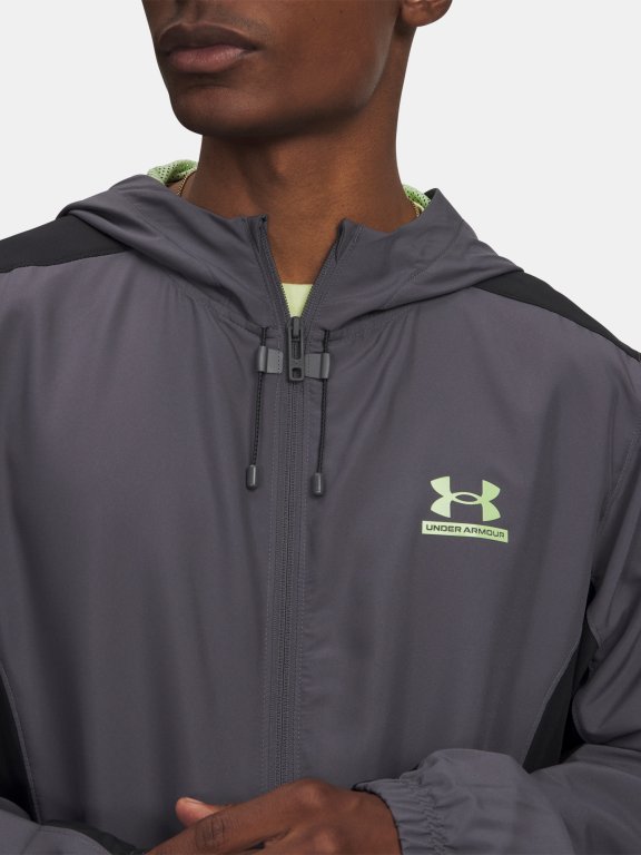 Куртка Under Armour Tech Sport Woven Jkt Чоловіча зелено-сіра