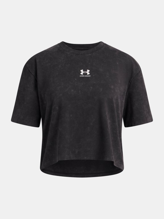 Футболка Under Armour Rival Wash SS Jr black