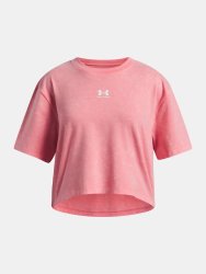 Футболка Under Armour Rival Wash SS Jr Pink