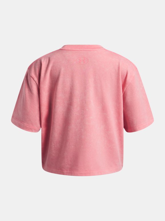 Футболка Under Armour Rival Wash SS Jr Pink
