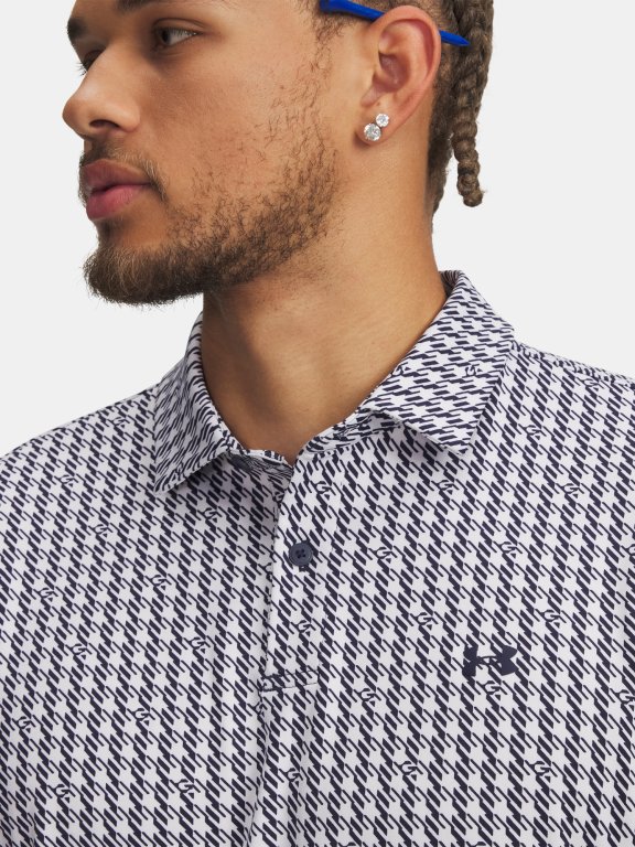 Футболка Under Armour T2G з принтом поло Man Blue