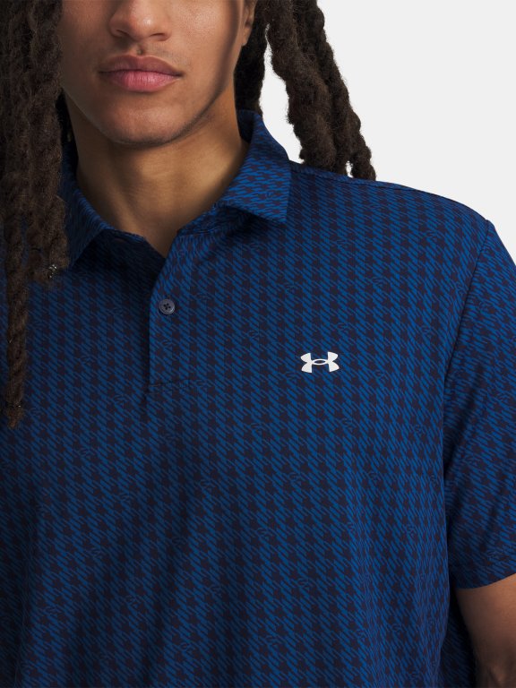 Футболка Under Armour T2G з принтом поло Man Blue