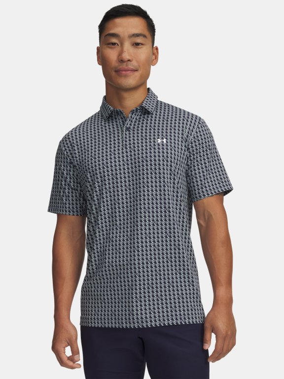 Футболка Under Armour T2G з принтом поло Man Blue