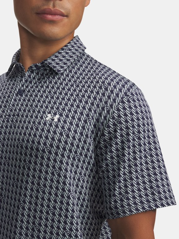 Футболка Under Armour T2G з принтом поло Man Blue