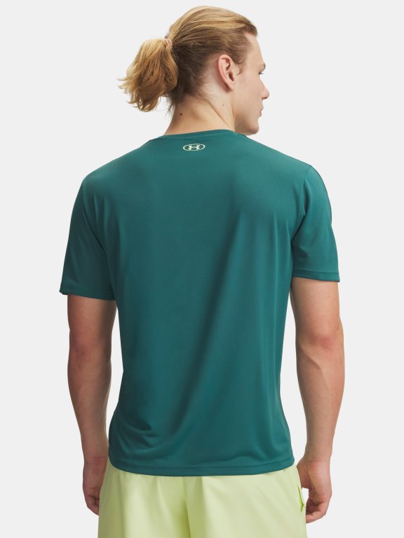 Футболка Under Armour Tech Taping SS Man gray green