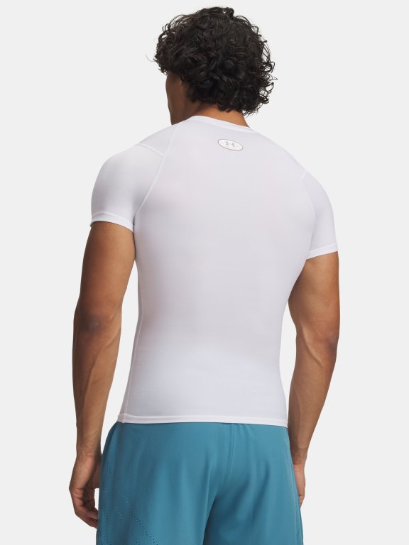 Футболка Under Armour HG Elite Comp SS Man white