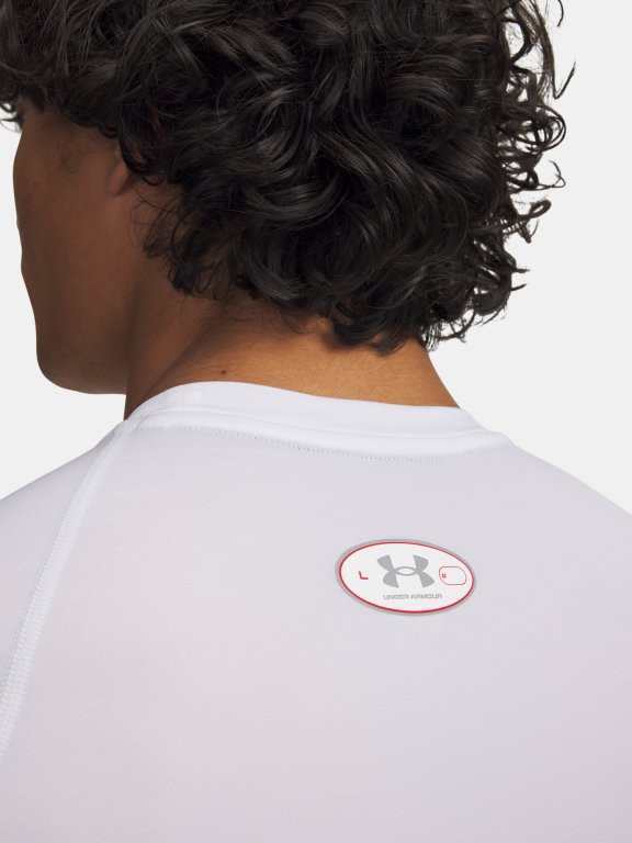 Футболка Under Armour HG Elite Comp SS Man white