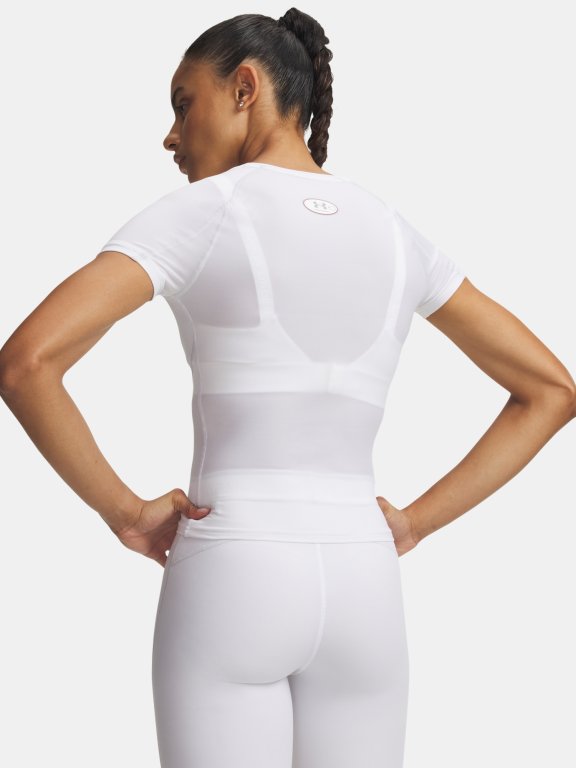 Футболка Under Armour HeatGear Elite SS Wmn white
