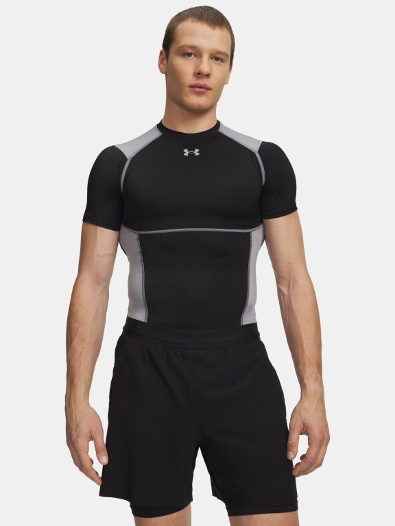 Футболка Under Armour HG Elite Comp SS Man black