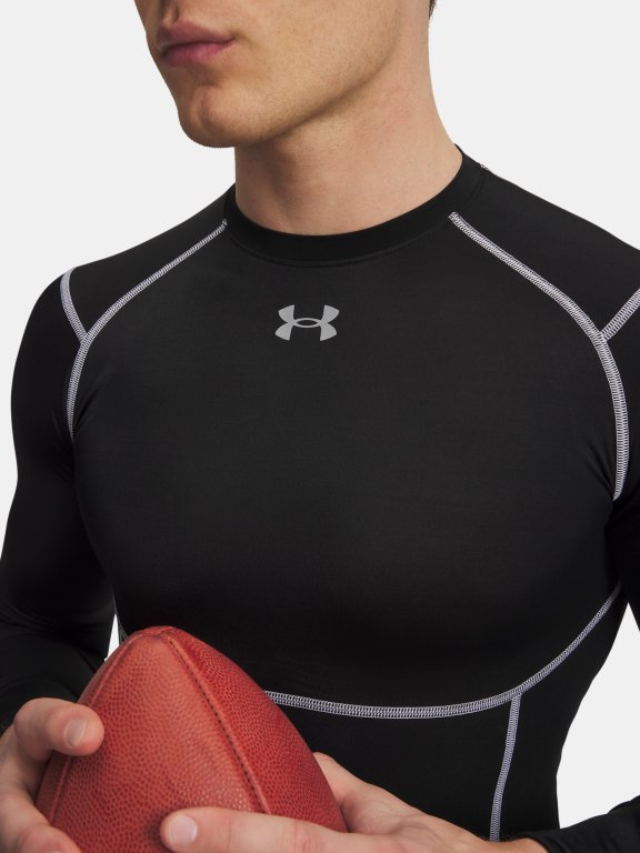 Футболка Under Armour HG Elite Comp LS Man black
