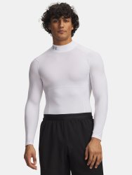 Футболка Under Armour HG Elite Comp Mock LS Man white