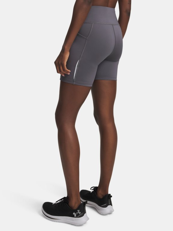 Under Armour Velociti 6in Fitted Short Wmn green/grey