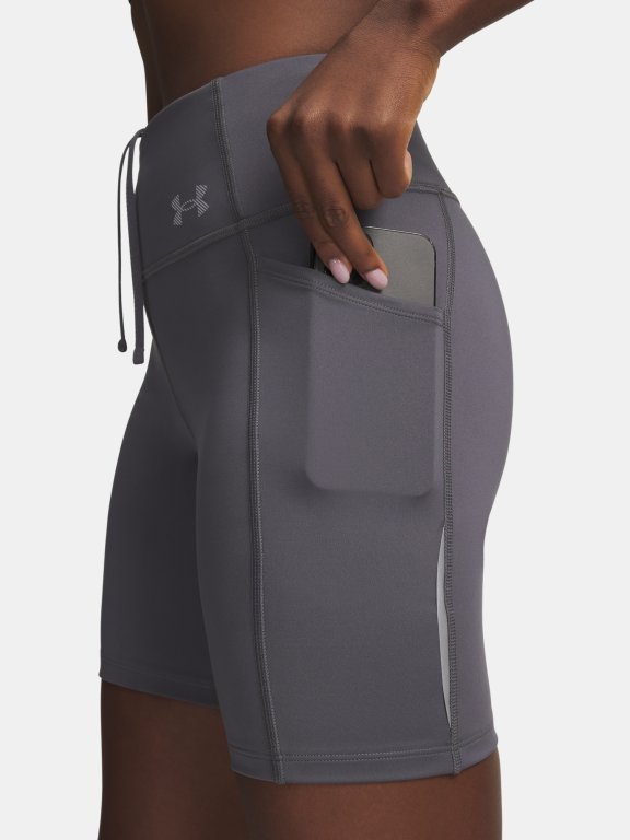 Under Armour Velociti 6in Fitted Short Wmn green/grey