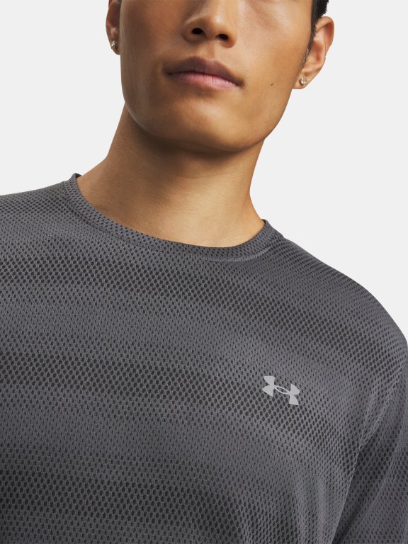 Футболка Under Armour Velociti SS Man green/grey