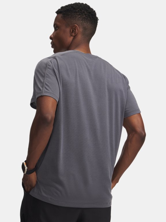 Футболка Under Armour Velociti Reflct SS Чоловіча зелена/сіра
