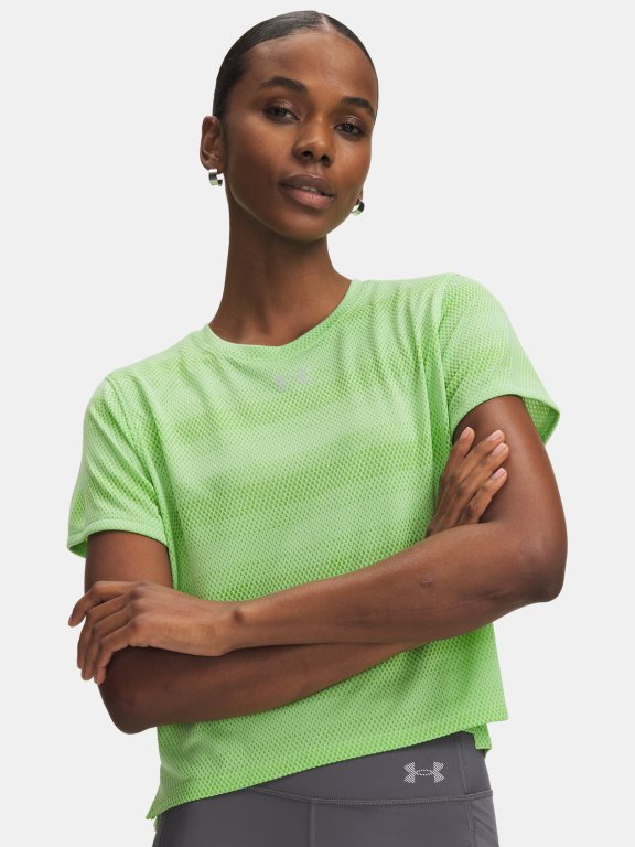 Under Armour Velociti Shortsleeve Wmn gray green