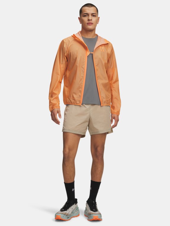 Kraťasy Under Armour Trail Run 5' Lined Short Man Brown