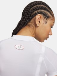 Футболка Under Armour HeatGear Elite Crop Mck SS Wmn white