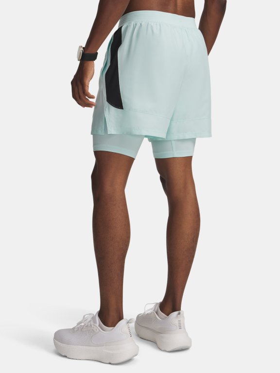 Шорти Under Armour Launch 5'' 2-в-1 чоловічі gray green