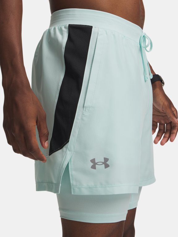 Шорти Under Armour Launch 5'' 2-в-1 чоловічі gray green