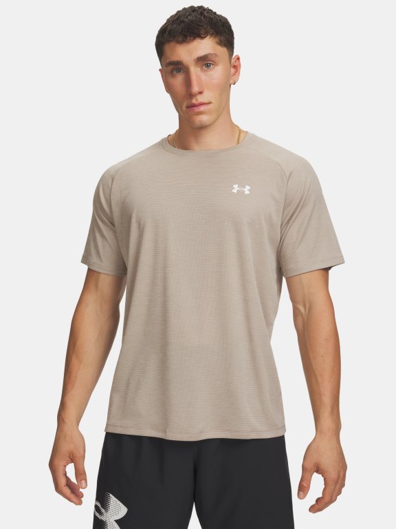 Футболка Under Armour Tech Textured SS Man Brown