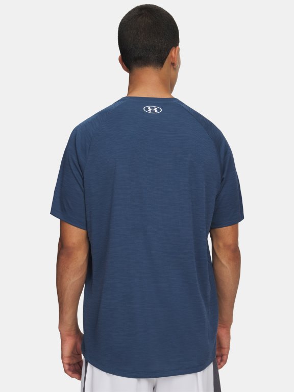 Футболка Under Armour Tech Textured SS Man Blue