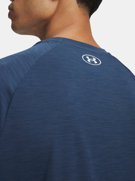 Футболка Under Armour Tech Textured SS Man Blue