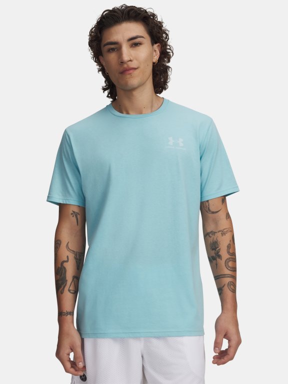 Футболка Under Armour Sportstyle Lc SS Man Blue