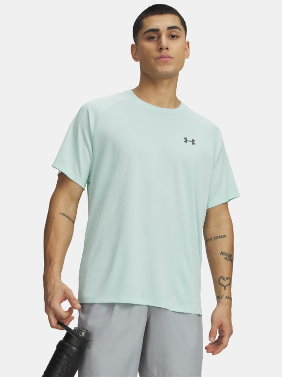 Футболка Under Armour Tech Textured SS Man gray green