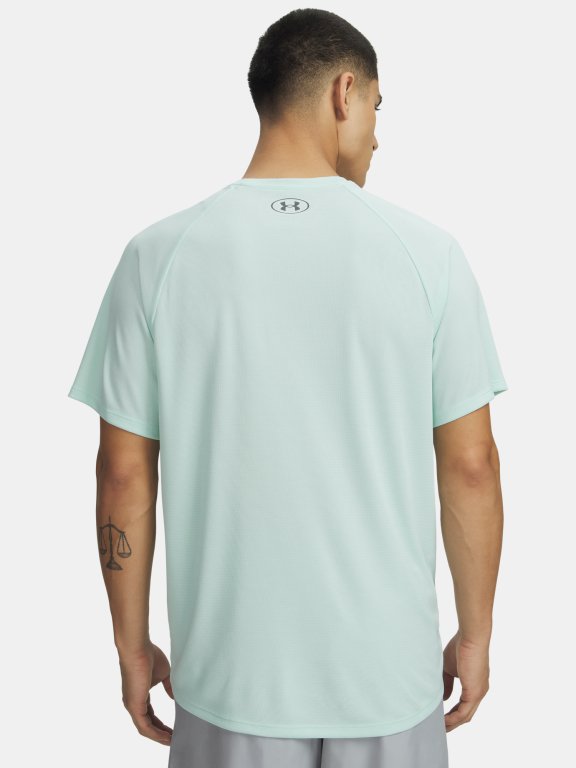 Футболка Under Armour Tech Textured SS Man gray green