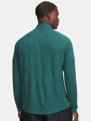 Футболка Under Armour Tech Textured 1/2 Zip Чоловіча gray green