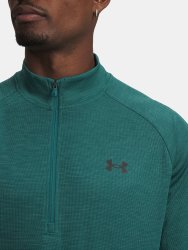 Футболка Under Armour Tech Textured 1/2 Zip Чоловіча gray green