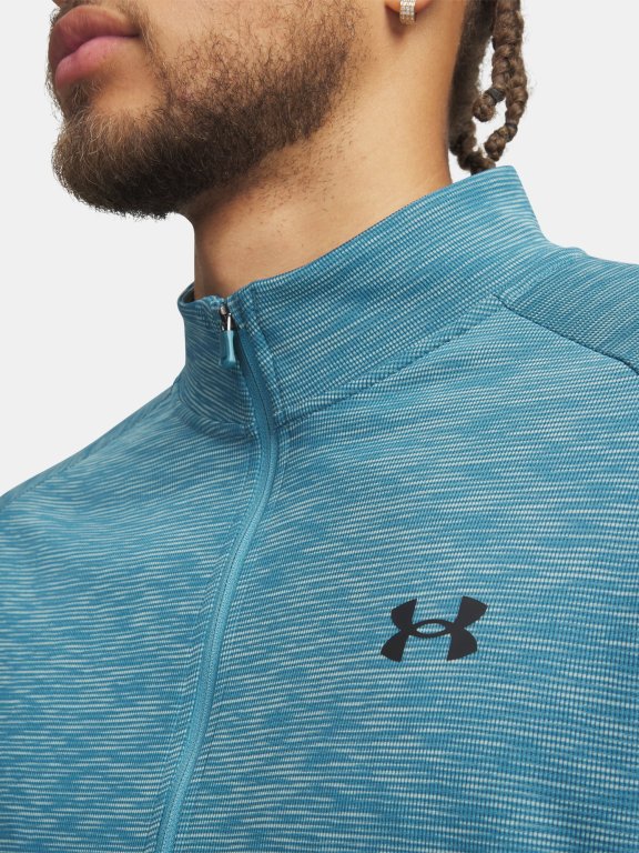 Футболка Under Armour Tech Textured 1/2 Zip Чоловіча синя