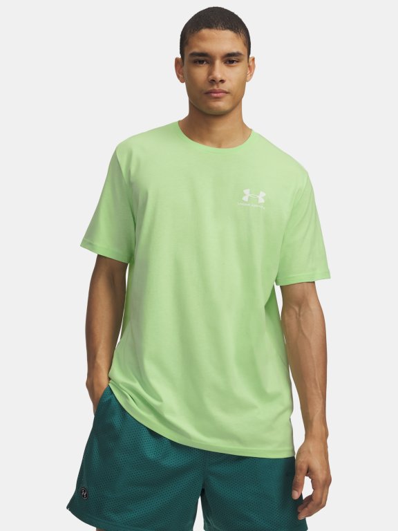 Футболка Under Armour Sportstyle Lc SS Man gray green